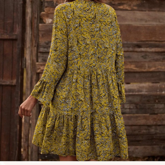 BOHO FLORAL TIERED DRESS SMALL AVAILABLE  NWT - Picture 6 of 9